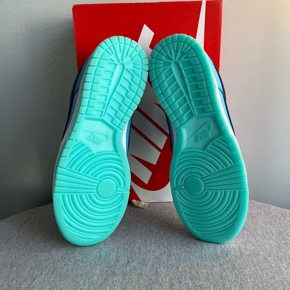 Nike Dunk Low SE Baltic Blue glow- in-dark Men's Shoe Size 10 HQ1538-416 - Picture 7 of 11